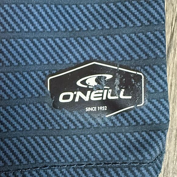O’Neill Superfreak Board Shorts Mens 38 Blue Striped Surf Swim Trunks Drawstring - Picture 6 of 8